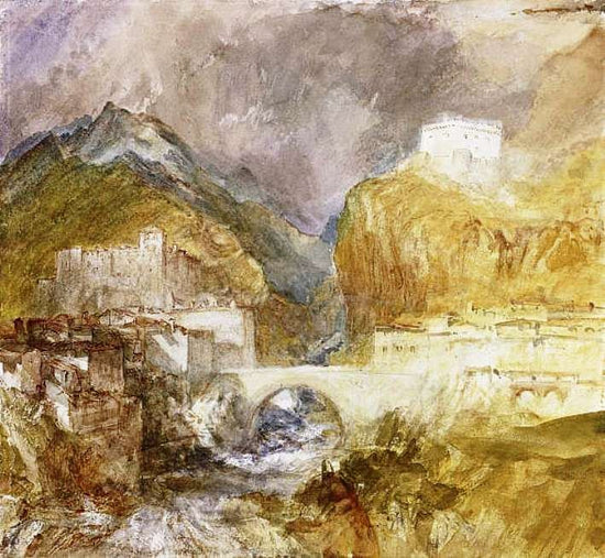 Vèrres In The Val D’Aosta by Joseph Turner