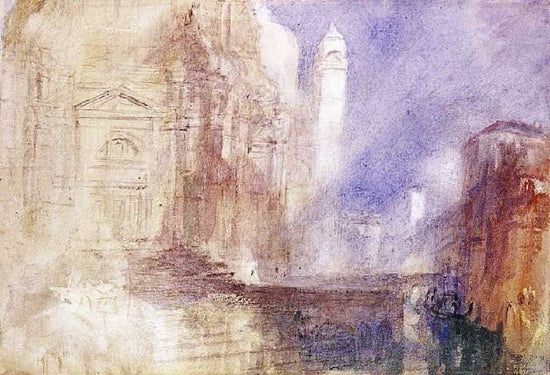 Venice, The Grand Canal By The Salute by Joseph Turner