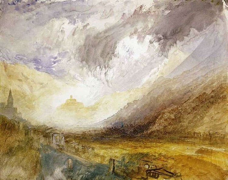 Sion, Capital Of The Canton Valais by Joseph Turner