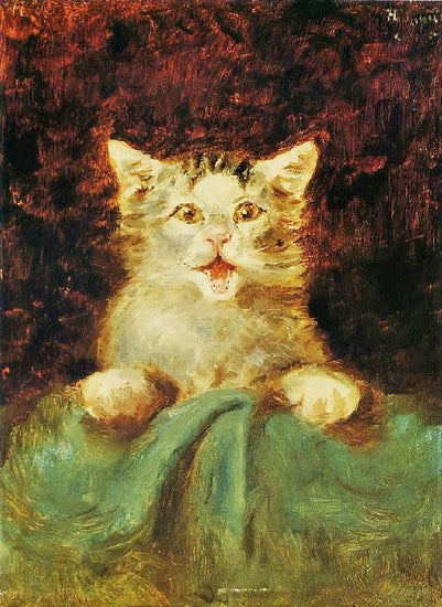 The Cat by Henri de Toulouse-Lautrec