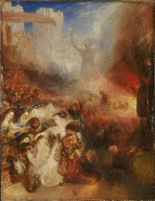 Shadrach, Meshach And Abednego In The Burning Fiery Furnace by Joseph Turner