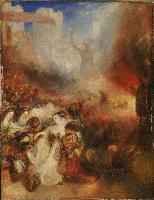 Shadrach, Meshach And Abednego In The Burning Fiery Furnace by Joseph Turner