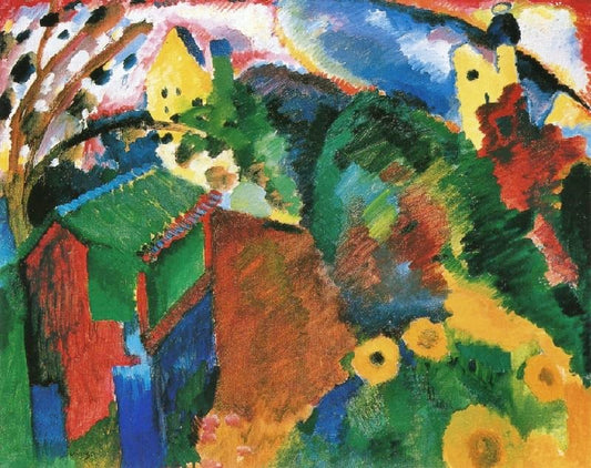 Garden In Murnau by Wassily Kandinsk