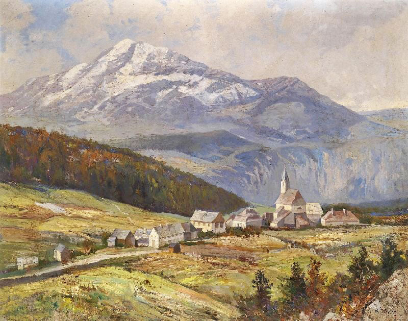 Mountain Landscape by Karl Vikas