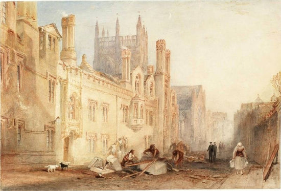 Oxford, Merton College by Joseph Turner