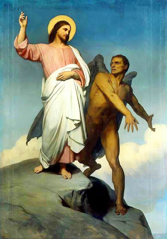 The Temptation Of Christ by Ary Scheffer