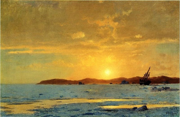 The Panther, Icebound by William Bradford