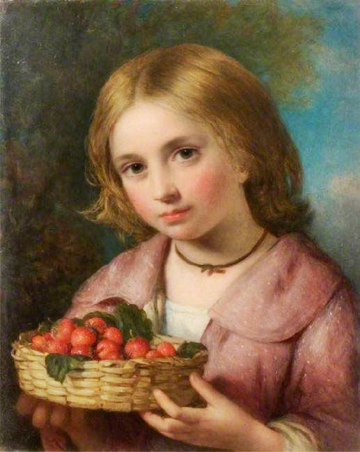 Girl With Strawberries by Charles Baxter