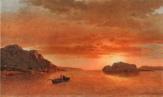 Men Fishing In A Cove, Labrador by William Bradford