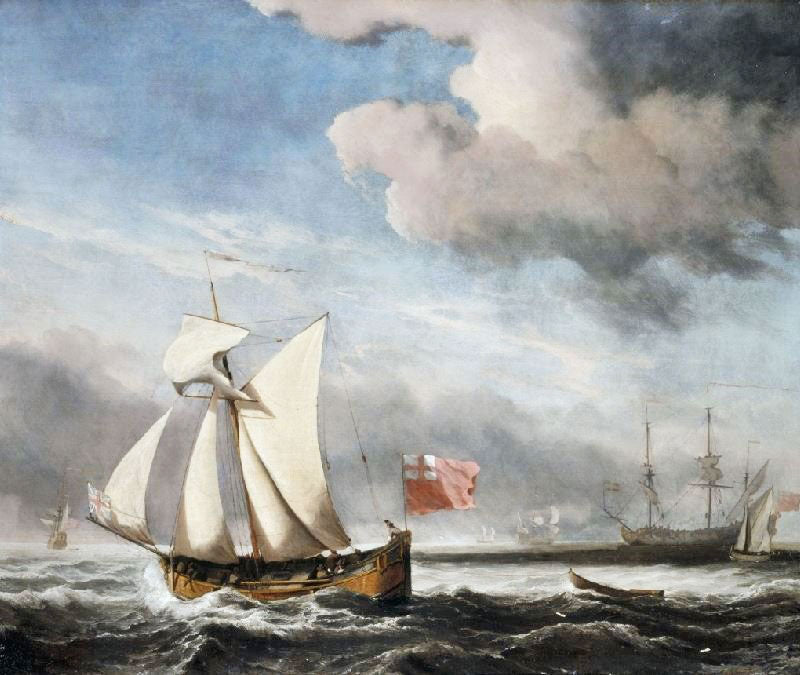 The "Royal Escape" In A Breeze by Willem van de Velde