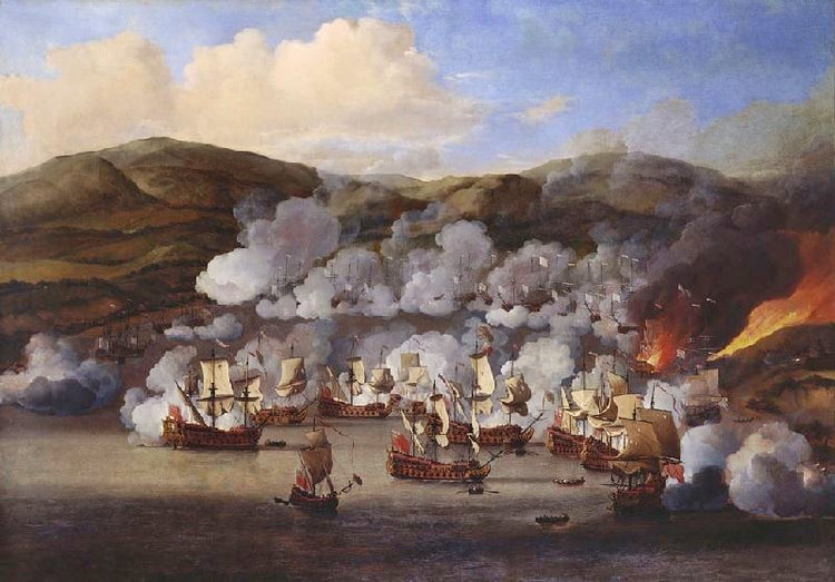 The Attack On The French Ships At Martinique, 6Th July 1667 by Willem van de Velde
