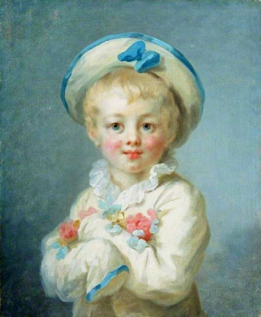 A Boy As Pierrot by Jean-Honore Fragonard