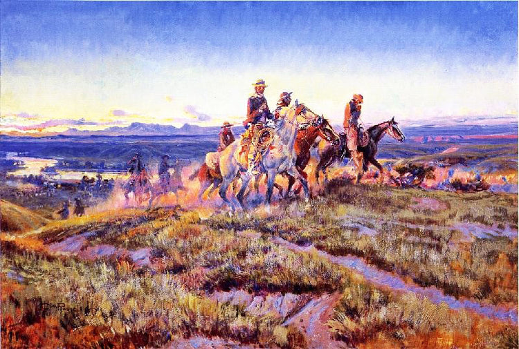 Men Of The Open Range by Charles Marion Russell