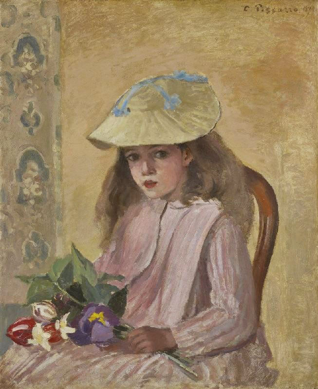 Portrait Of The Artist’S Daughter, Jeanne by Camille Pissarro
