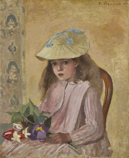 Portrait Of The Artist’S Daughter, Jeanne by Camille Pissarro