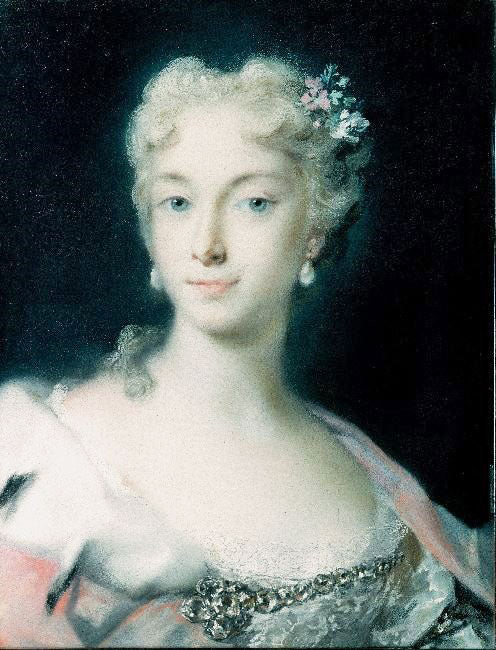 Maria Theresa, Archduchess Of Habsburg by Rosalba Carriera