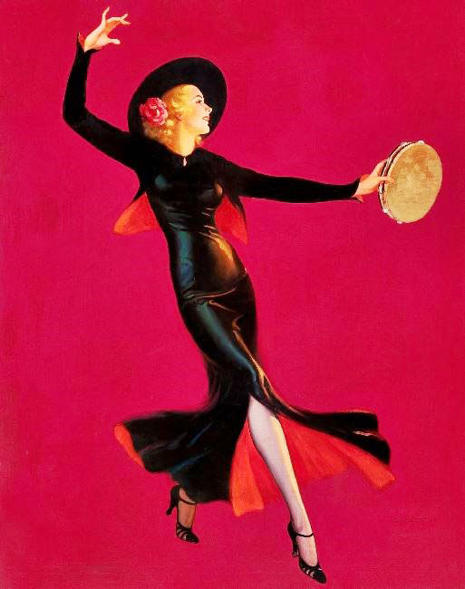 Tambourine Dancer by Edward Mason Eggleston