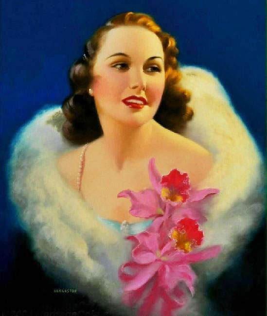 Original Pin-Up by Edward Mason Eggleston