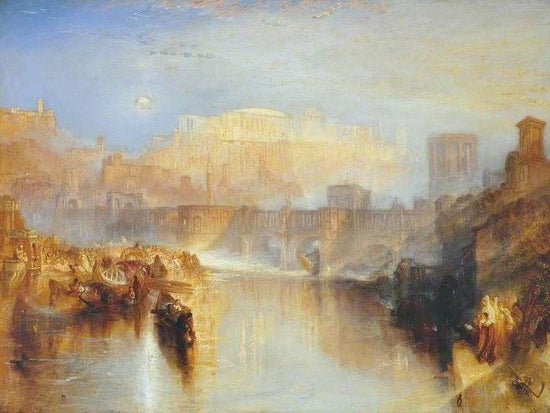 Ancient Rome; Agrippina Landing With The Ashes Of Germanicus by Joseph Turner