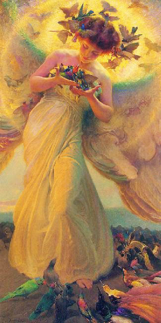 The Angel Of The Birds by Franz Dvorak