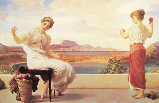Winding The Skein by Sir Frederic Lord Leighton