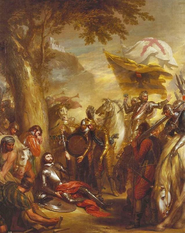 The Death Of Chevalier Bayard by Benjamin West