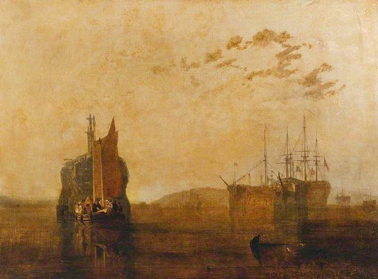 Hulks On The Tamar by Joseph Turner