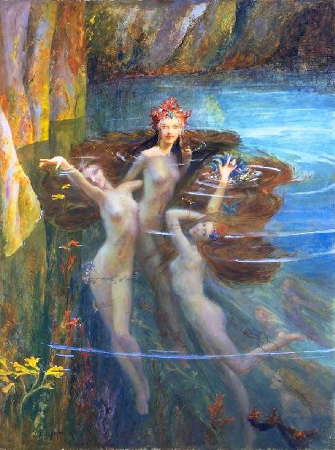 The Nereides by Gaston Bussiere