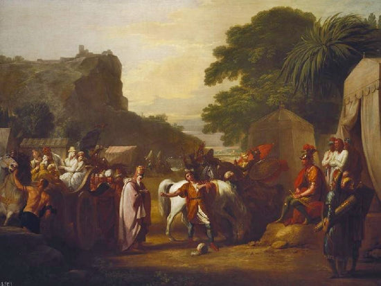 The Family Of The King Of Armenia Before Cyrus by Benjamin West