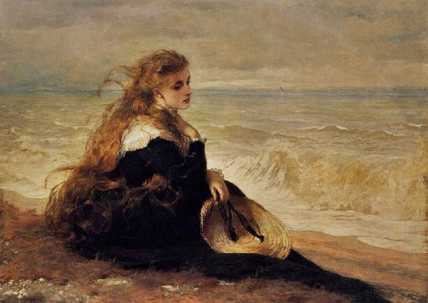 On The Seashore by George Elgar Hicks