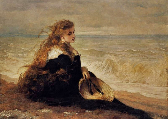 On The Seashore by George Elgar Hicks