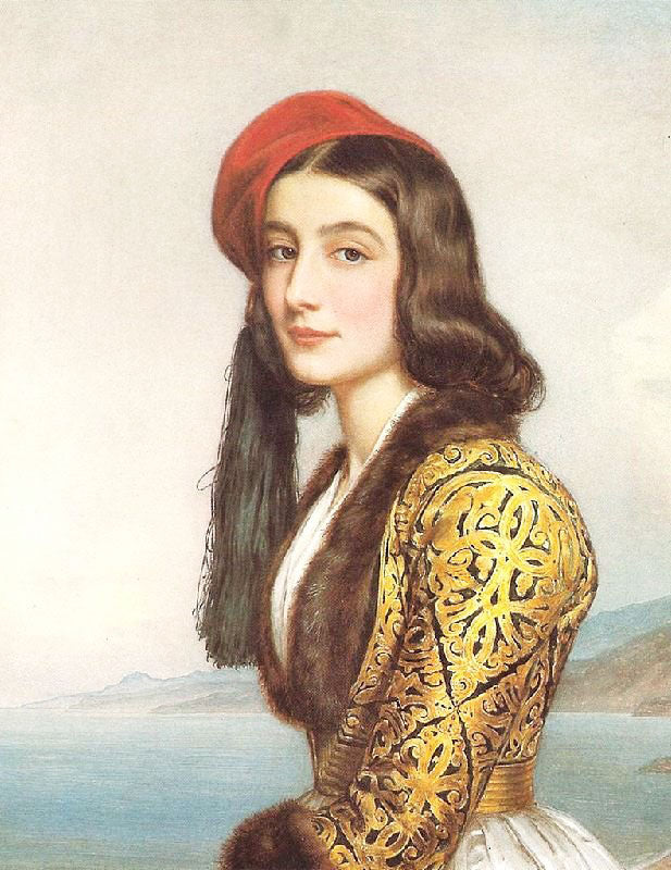 Katerina Rosa Botzaris by Joseph Karl Stieler