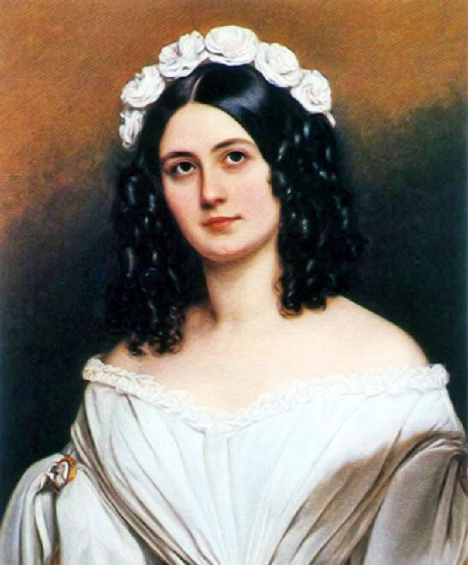 Rosalie Julie Freiin Von Bonar by Joseph Karl Stieler
