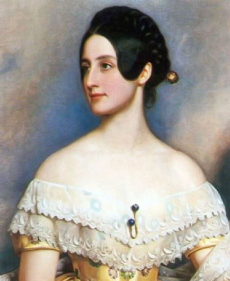Lady Emily Milbanke by Joseph Karl Stieler