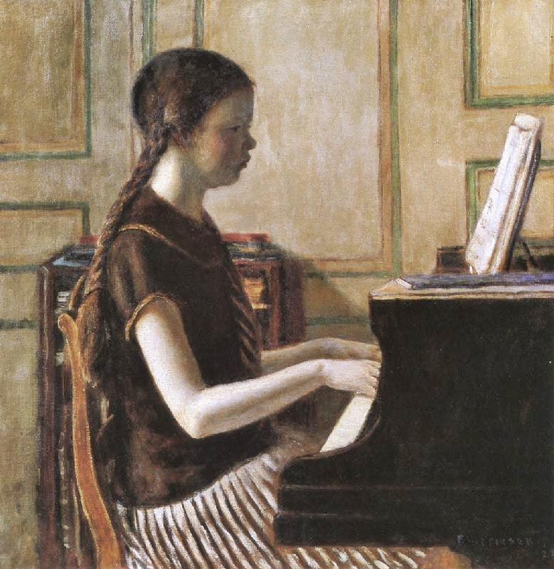 CHILD AT THE PIANO