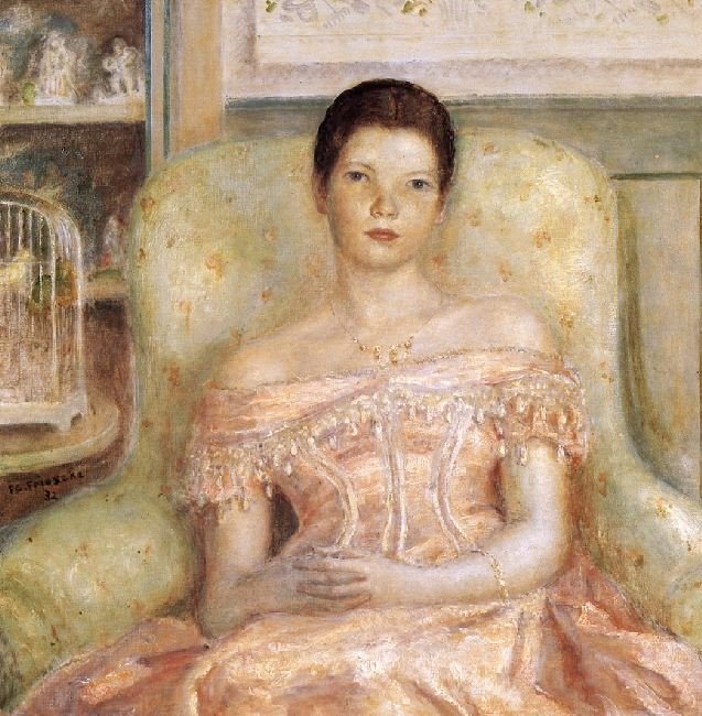 Dress Of 1860 by Frederick Carl Frieseke