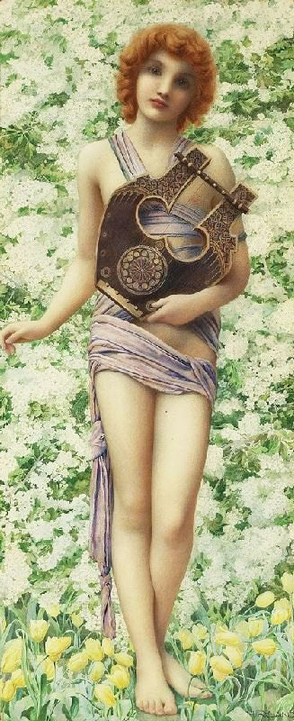 Allegory Of Music by Henry Ryland
