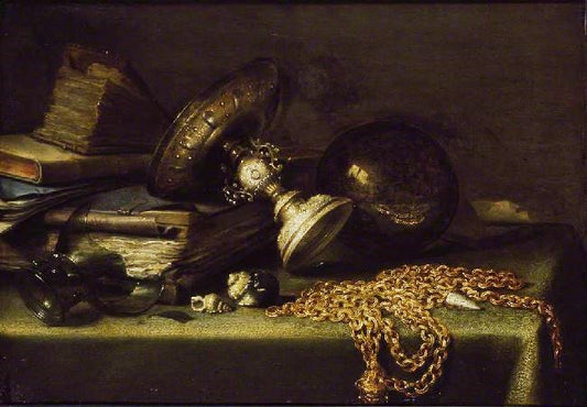 Still Life With A Gold Chain by Pieter Claesz