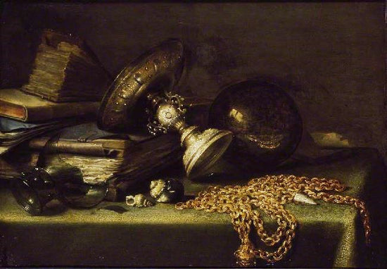 Still Life With A Gold Chain by Pieter Claesz