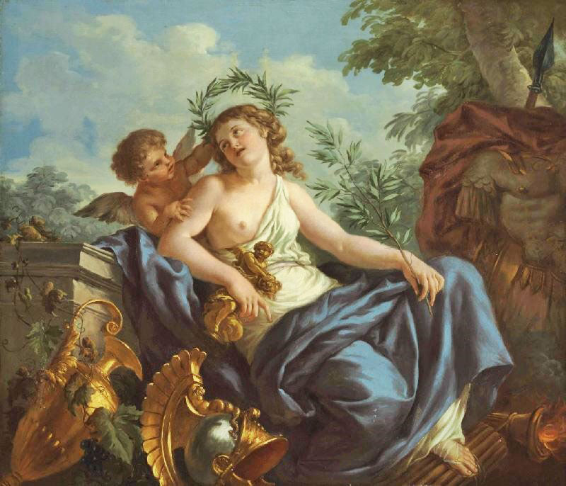 An Allegory Of Victory by Jean-Jacques Lagrenée