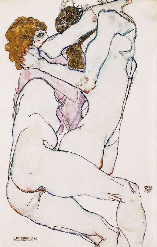 Embrace by Egon Schiele