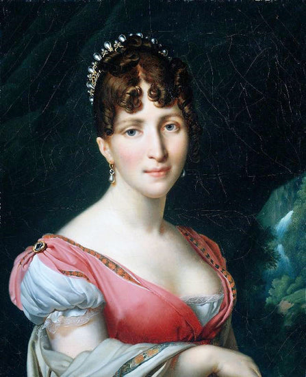 Portrait Of Hortense De Beauharnais by Anne-Louis Girodet de Roussy-Trioson