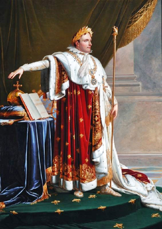 Napoleon I In Coronation Robes by Anne-Louis Girodet de Roussy-Trioson