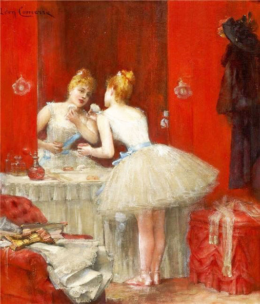 La Loge De La Ballerine by Léon-François Comerre