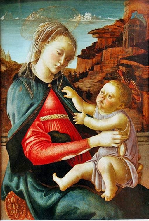 Virgin And Child by Sandro Botticelli