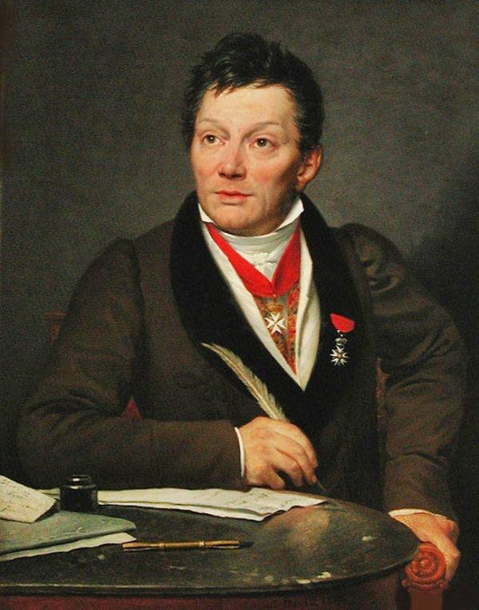 Portrait Of French Archaeologist Alexandre Lenoir (1761-1839) by Jacques-Louis David