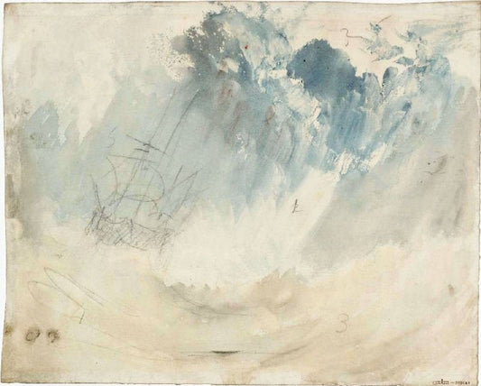Ship In A Storm by Joseph Turner