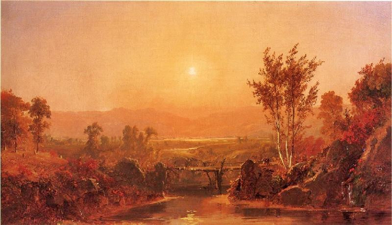 AUTUMN LIGHT ON THE RAMAPO RIVER