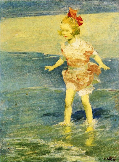 In The Surf by Edward Potthast