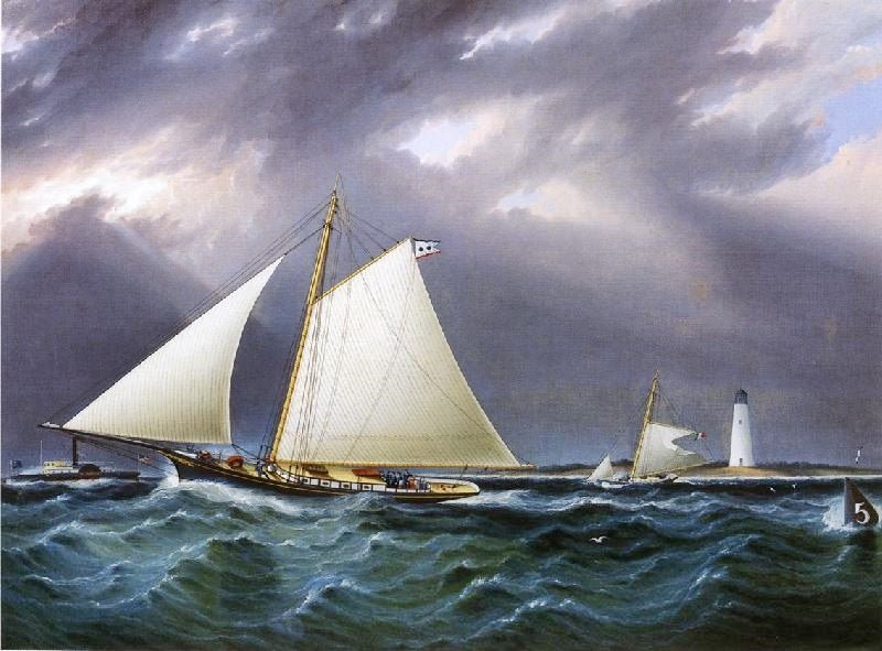 THE MATCH BETWEEN THE YACHTS ’VISION’ AND ’META’, ROUGH WEATHER